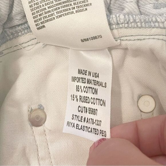 Agolde Riya Elastic Peg in connection - Picture 8 of 11